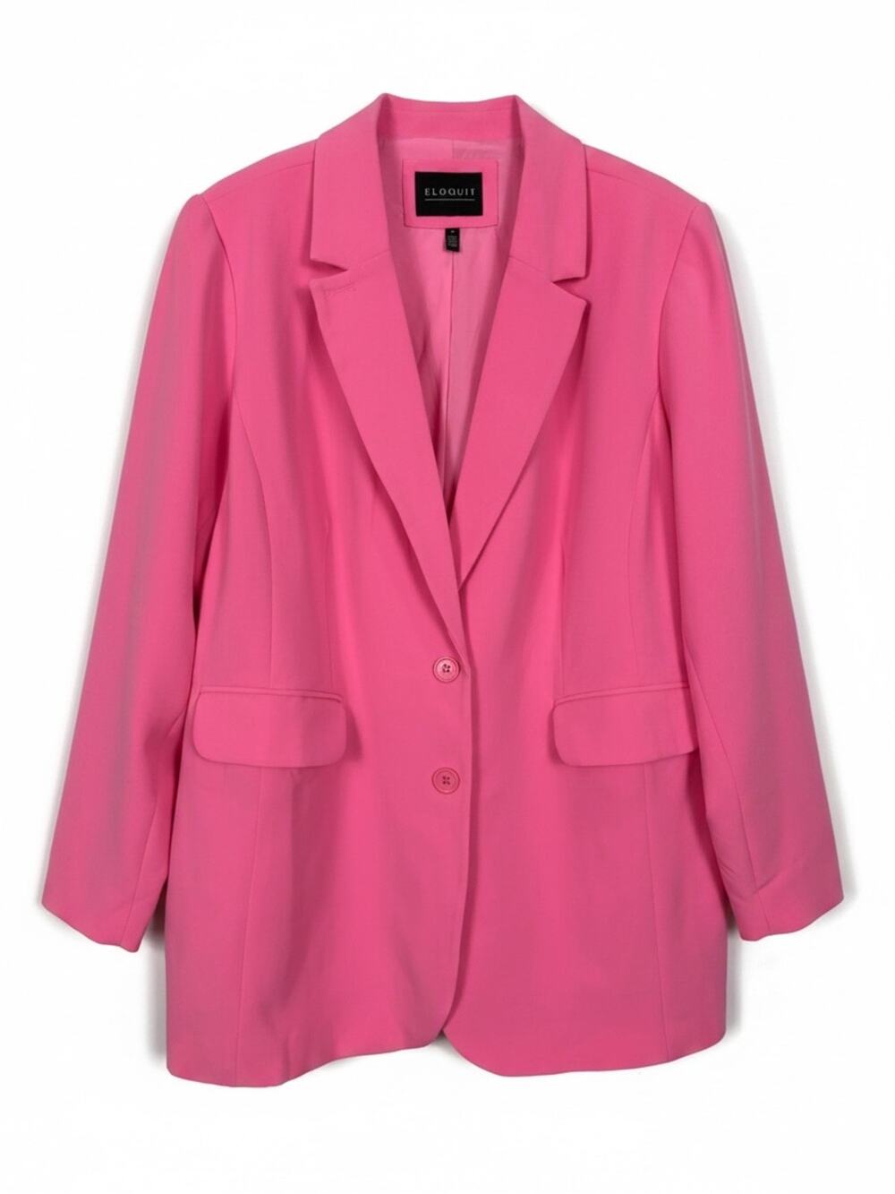 Eloquii Double Button Blazer Pink Size 20 NEW